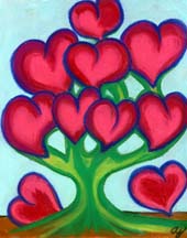 The Heart Tree by artist Angie Young